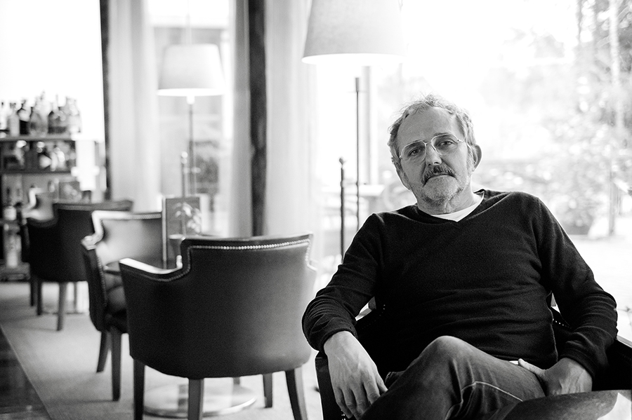 Morris, na cafetería do Hotel AC Palacio del Carmen, onde realizamos esta entrevista. Foto: Iván Barreiro