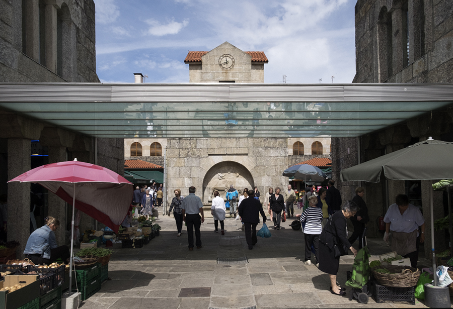 Entrada do Mercado de Abastos. Foto: Iván Barreiro