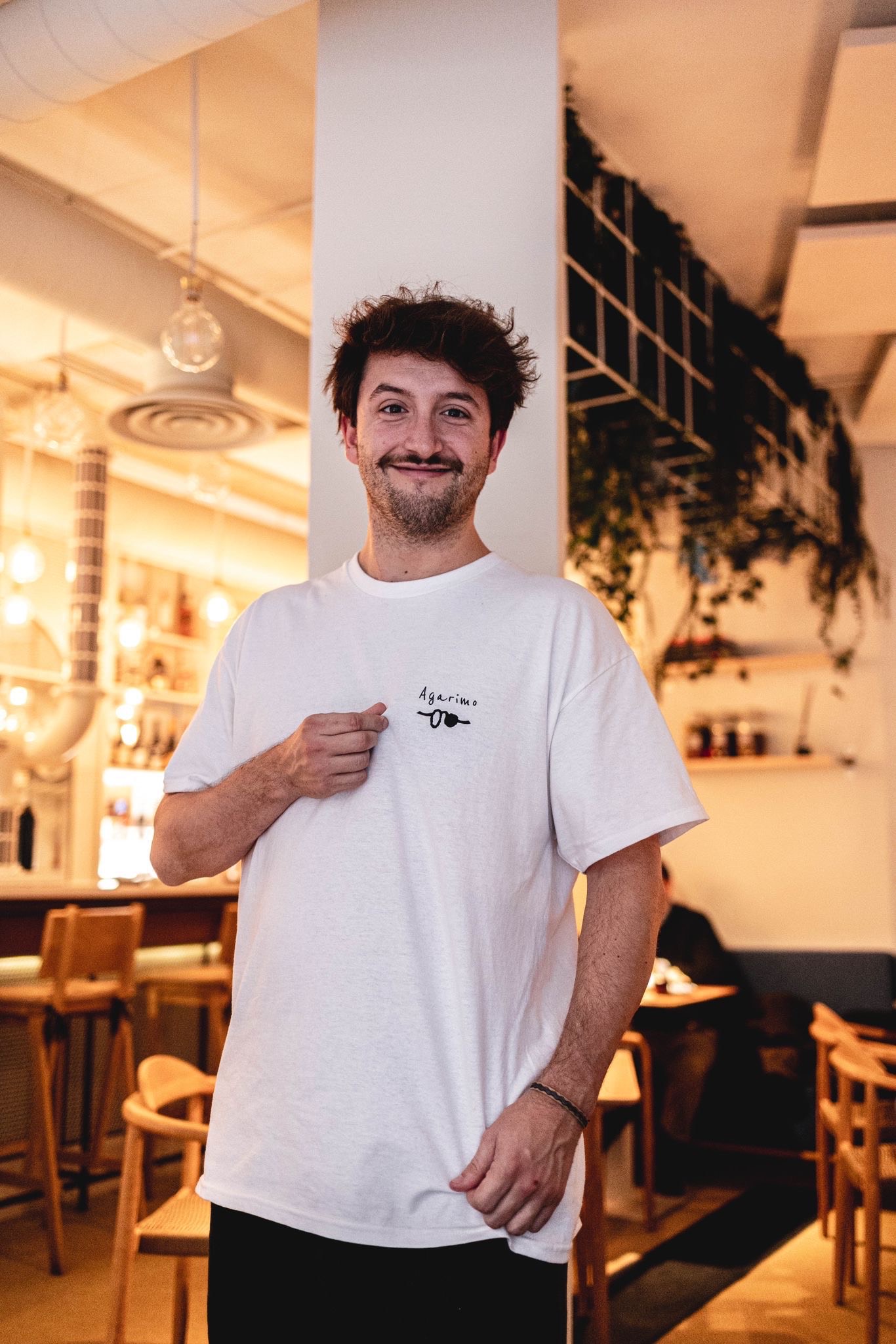 O coruñés Guillermo Rivera vive desde 2013 en Madrid, cidade na que abriu o seu restaurante Agarimo.  