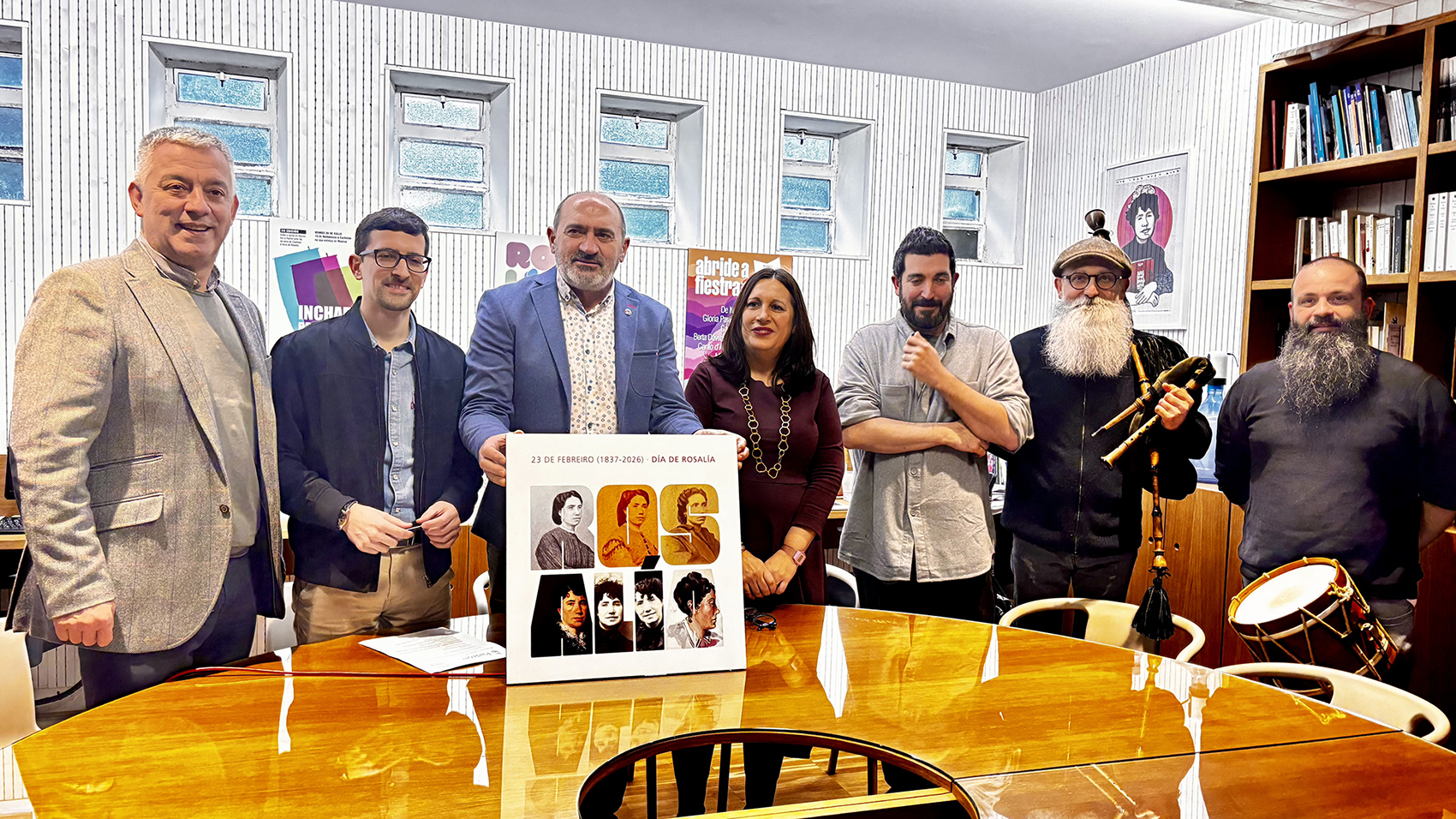 Compostela e Padrón celebran a Rosalía