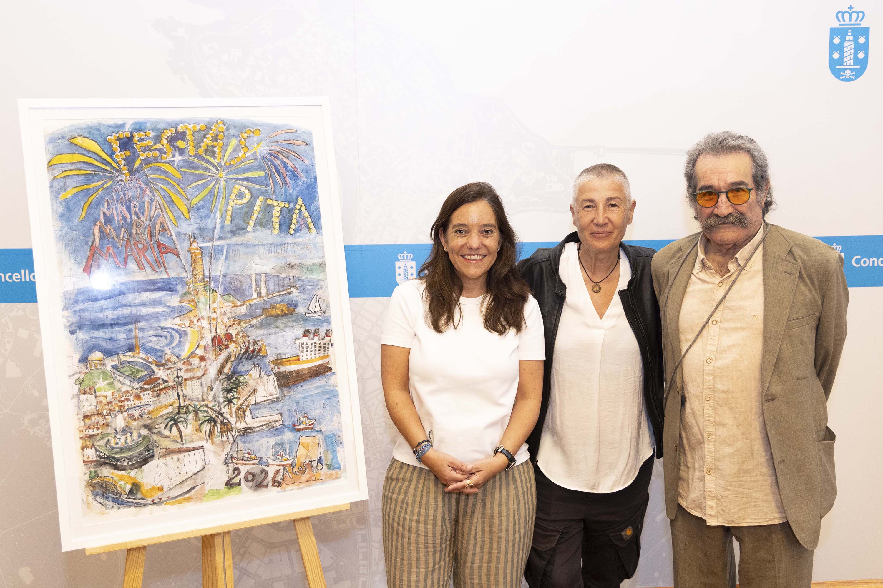 Luz Casal, Mercedes Peón, Fillas de Cassandra e The Rapants lideran o cartel musical das Festas de María Pita 2026