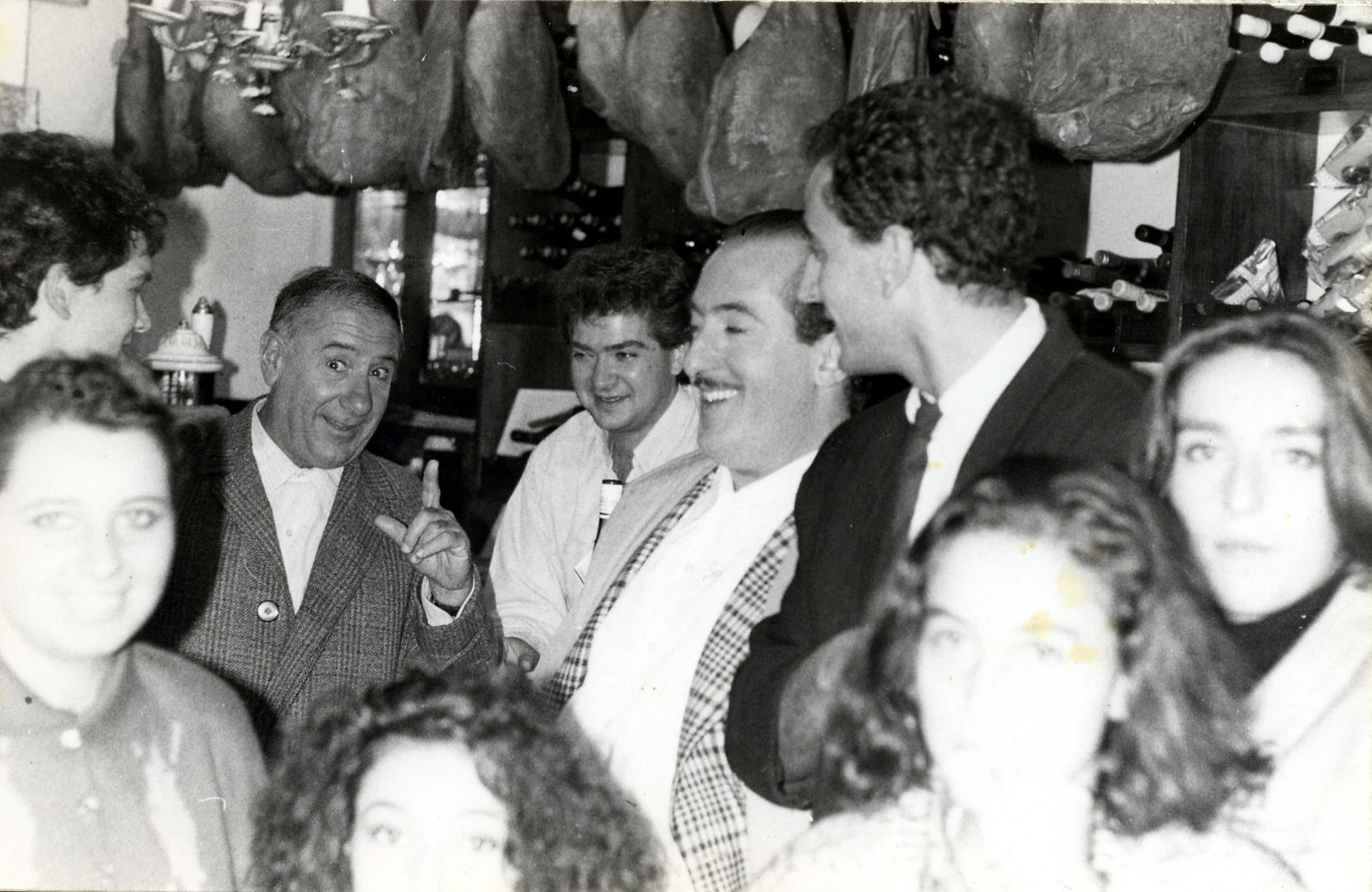 Alfredo Landa na Bodeguilla de San Roque no 1988. Foto: cedida