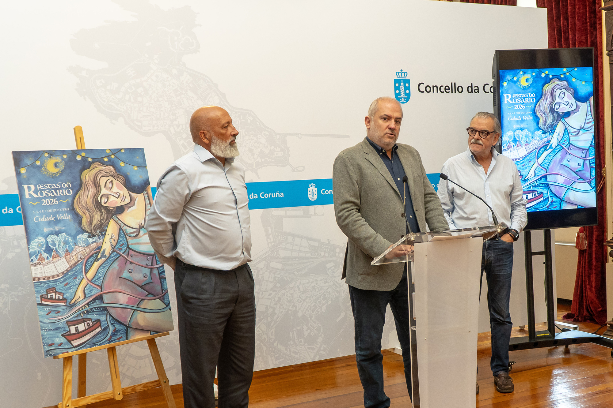 Nacha Pop, Rafa Sánchez de La Unión e a homenaxe a Begoña Caamaño, nas Festas do Rosario da Coruña